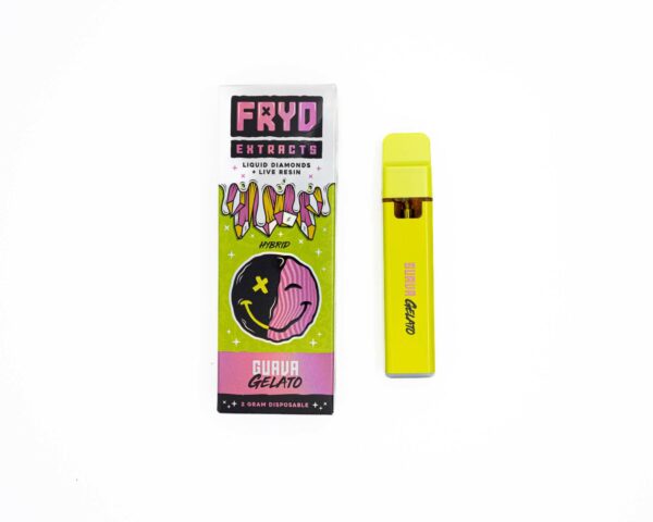 FRYD EXTRACTS DISPOSABLE RECHARGEABLE VAPE CARTS LIQUID DIAMOND LIVE RESIN – 2GM (2000MG)