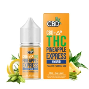 CBD + Delta-9 THC Vape Juice: Pineapple Express Hybrid